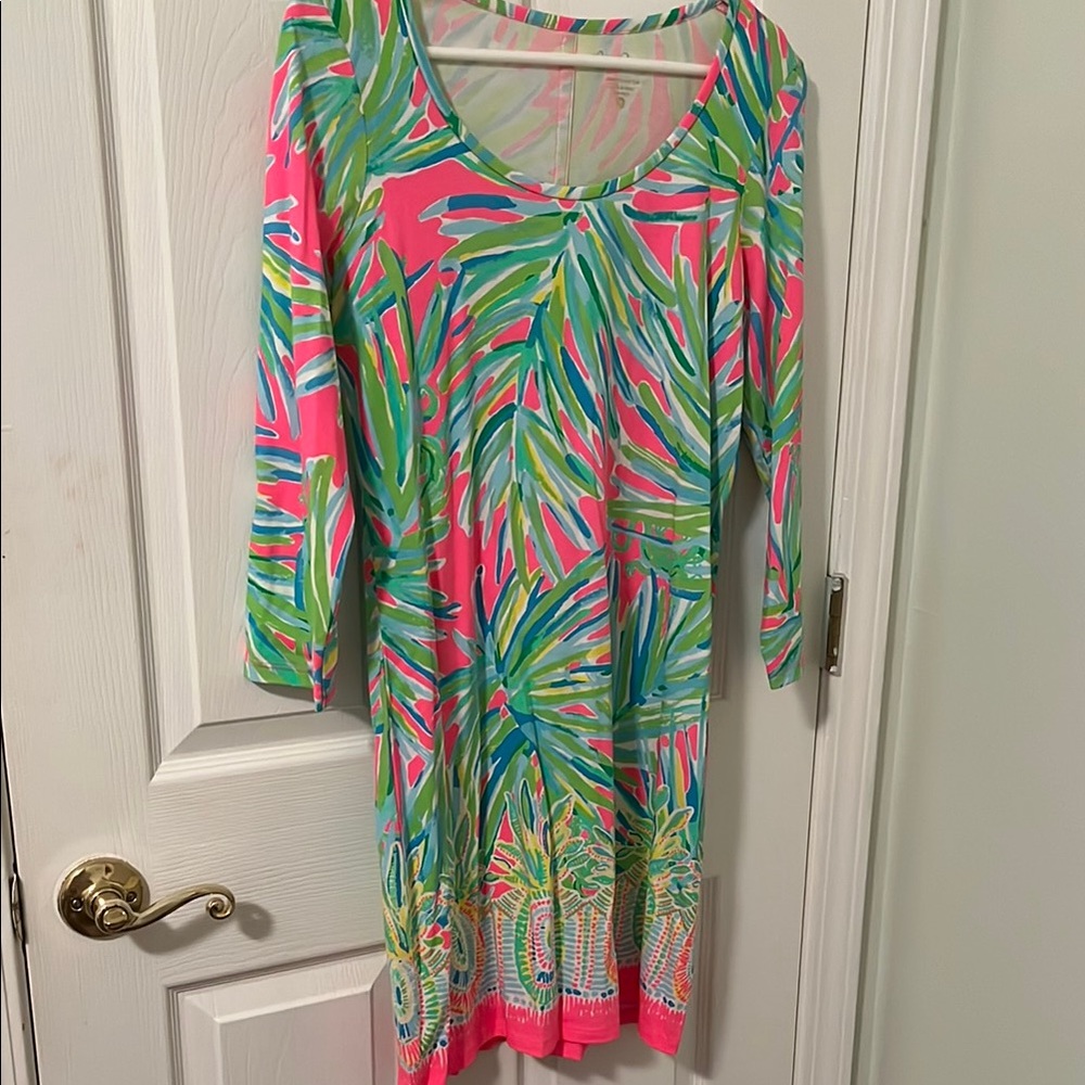 Lilly Pulitzer Colorful Long Sleeve Dress NWOT